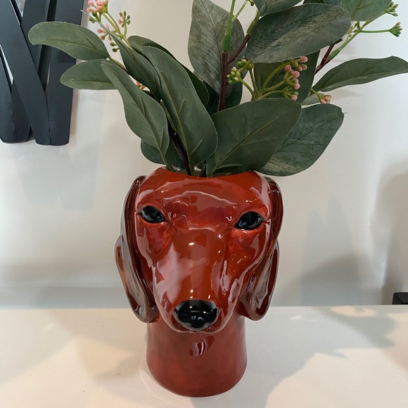 dachshund vase